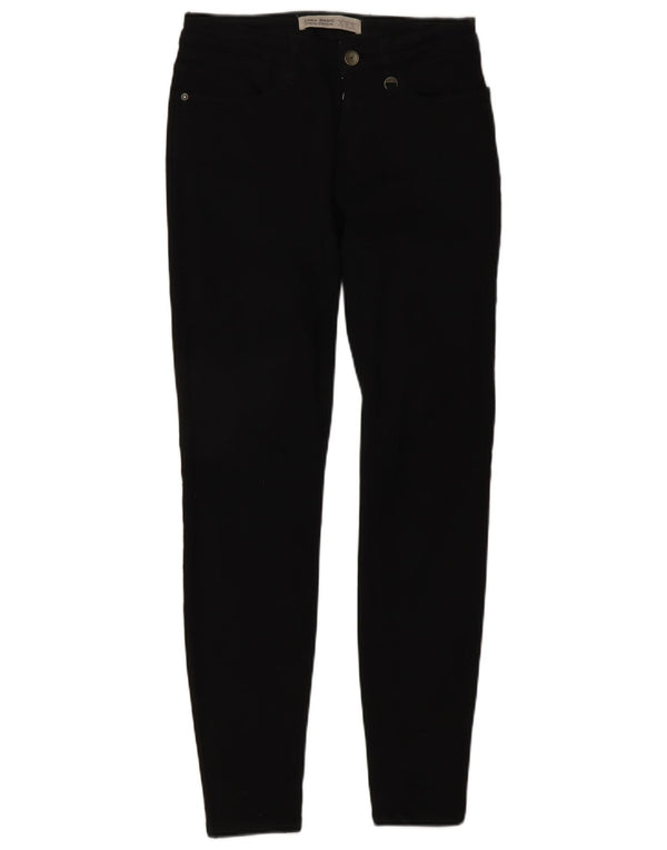 Blugi skinny pentru femei Zara EU 34 2XS L24 L28 Bumbac negru