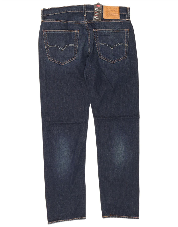 Blugi conici 502 pentru bărbați LEVI'S L34 L32 Bumbac bleumarin