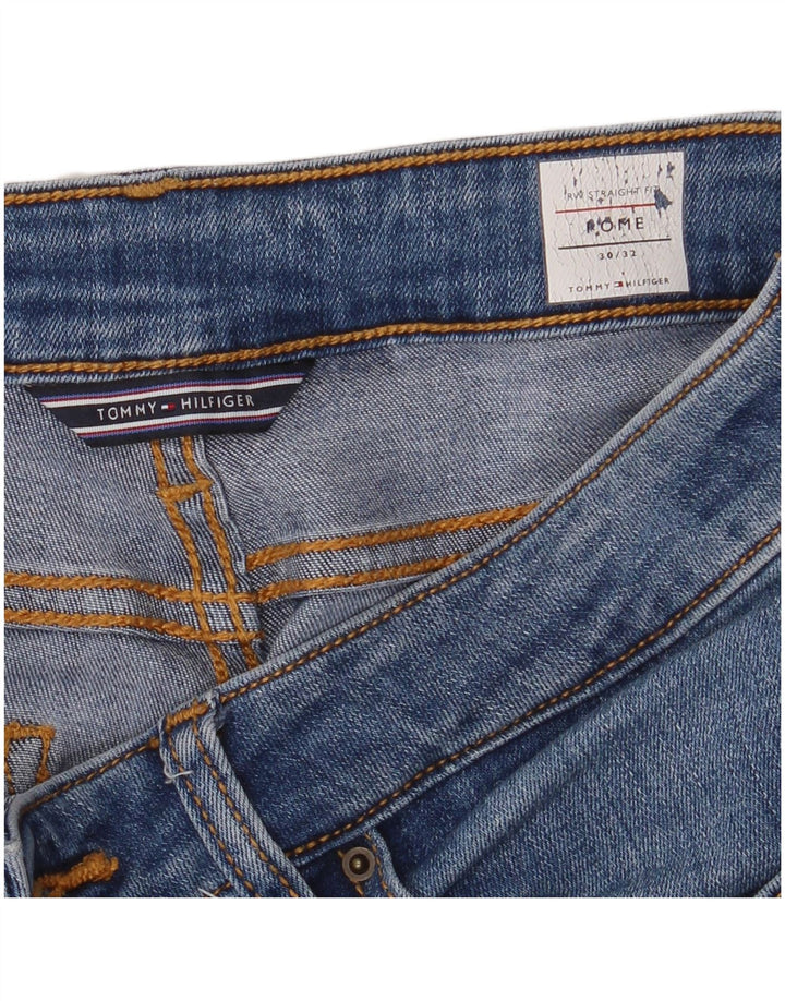 Blugi drepti pentru femei Tommy Hilfiger Roma W30 L32 Albastru