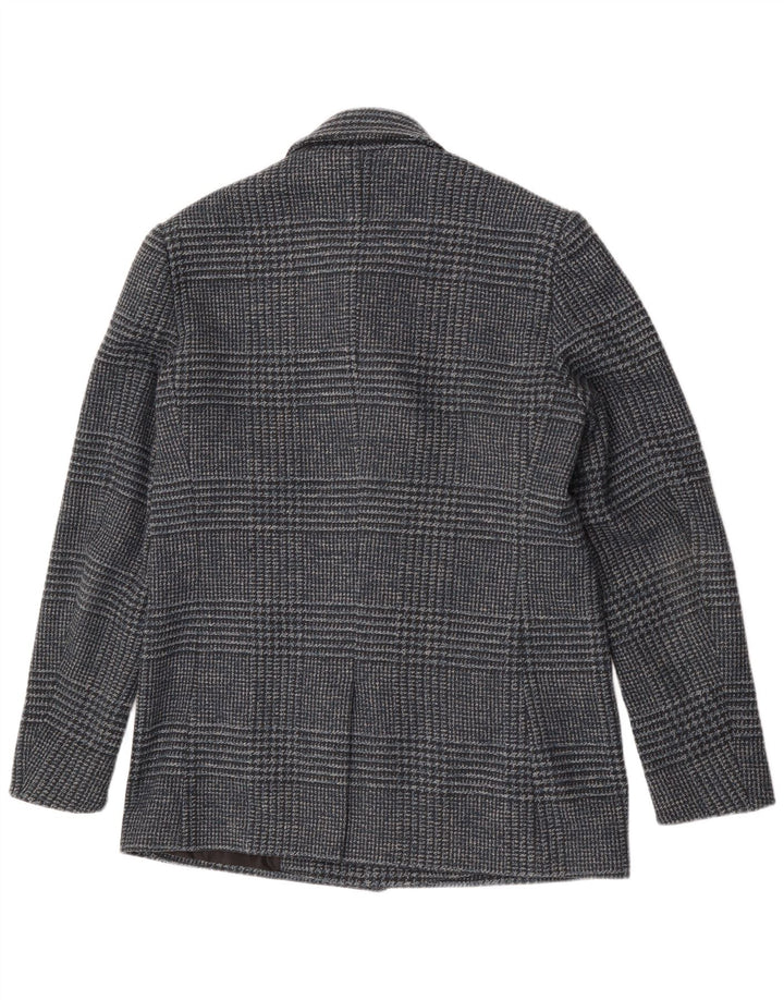 Jachetă Blazer pentru bărbați Calvin Klein UK 38 Medium Blue Houndstooth