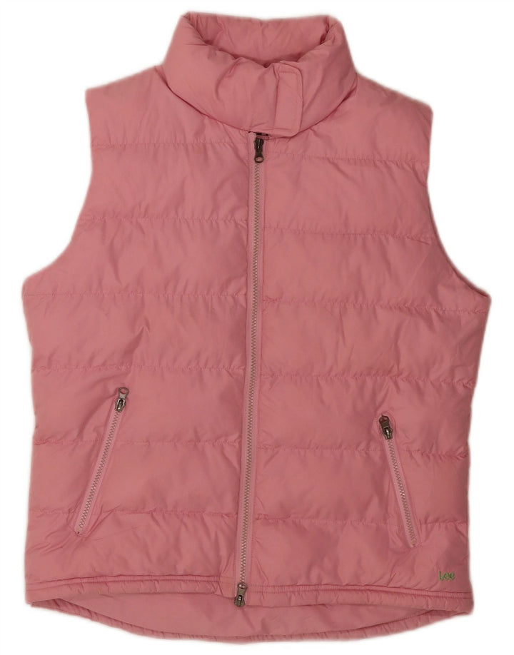 Gilet căptușit pentru femei Lee UK 16, mare, roz, poliester