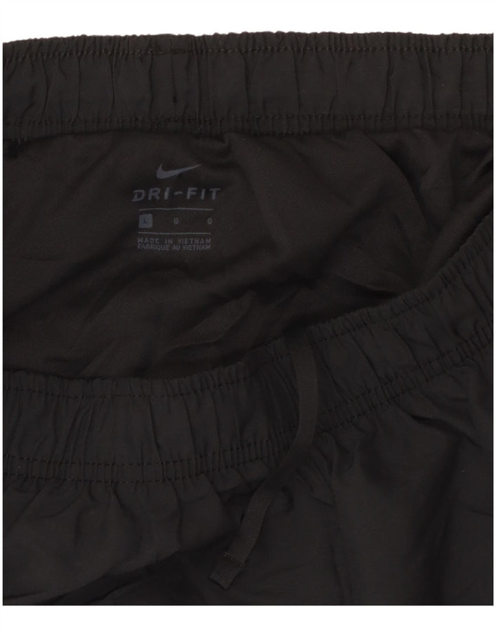 Pantaloni scurti sport NIKE pentru femei UK 14, mari, negru, poliester