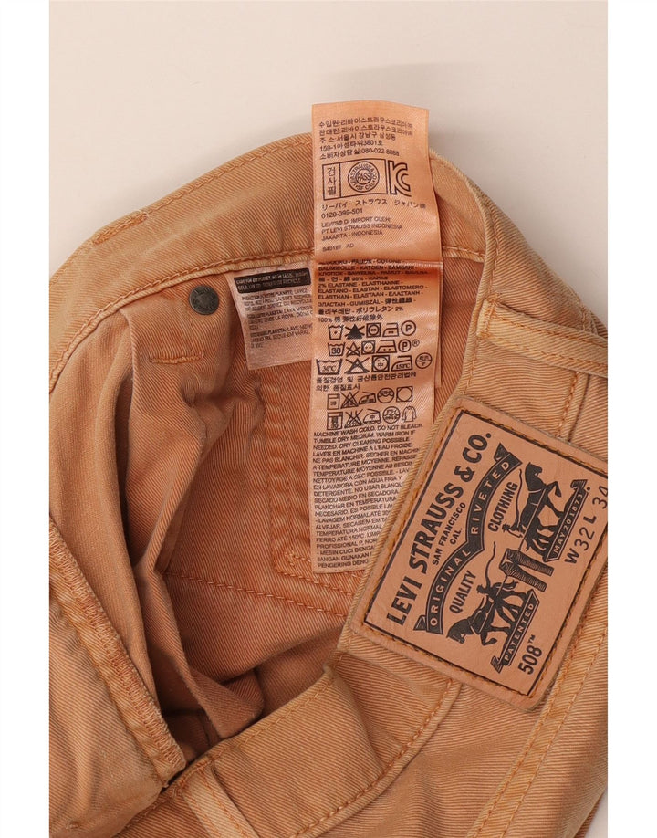 Blugi conici pentru bărbați Levi's, cu ajustare normală, L32 L34, bumbac bej