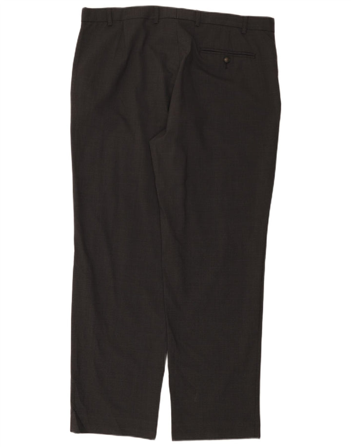 Marks & Spencer Pantaloni drepți pentru bărbați L38 L31 Lână gri