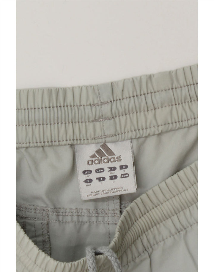 Pantaloni de trening Adidas pentru femei UK 12 Medium Gri Poliester