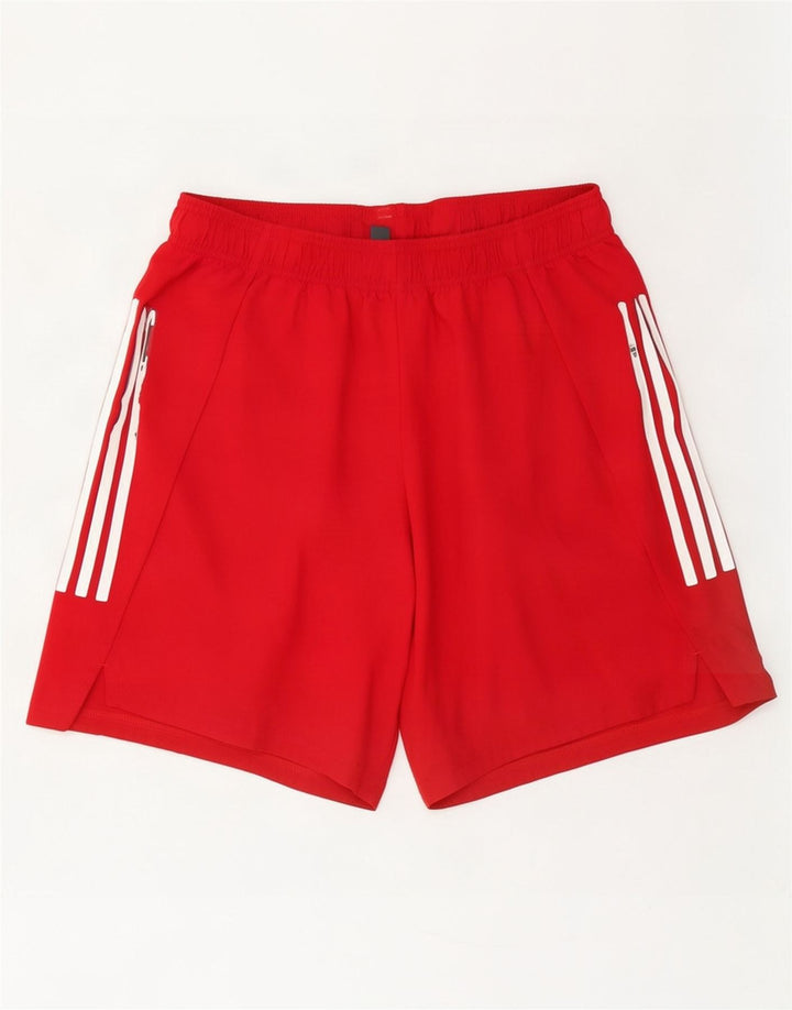 Pantaloni scurți sport pentru bărbați Adidas Prime Blue, poliester roșu mare