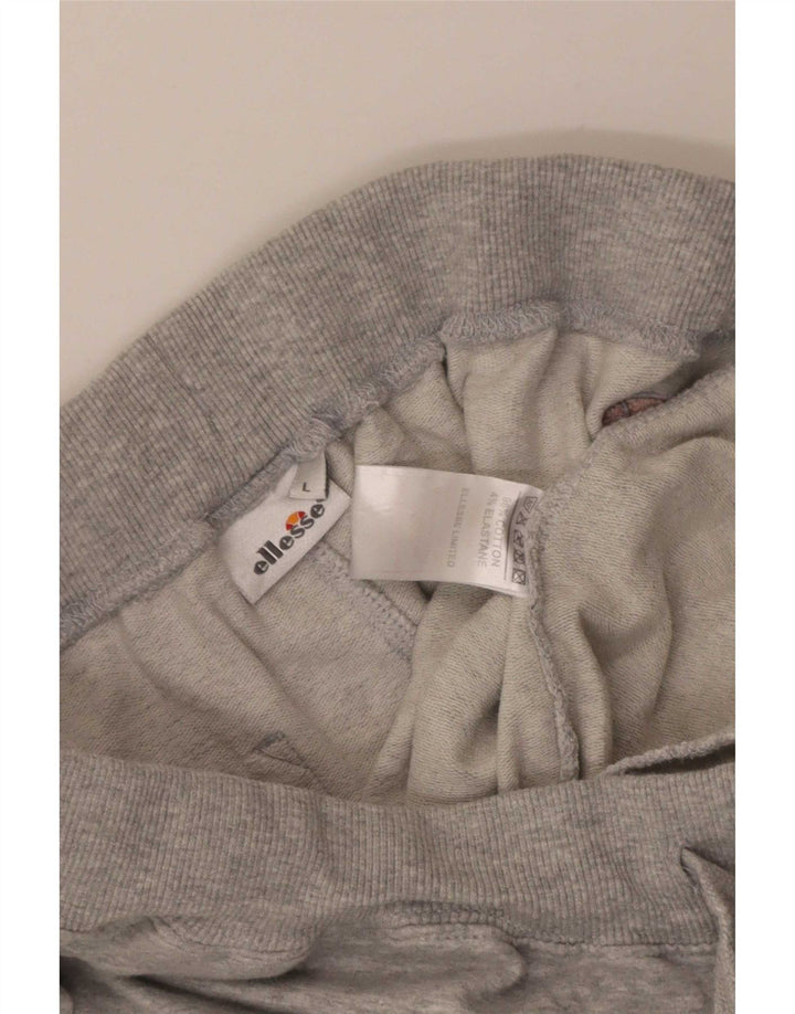 Pantaloni de trening pentru bărbați Ellesse Pantaloni de jogging, mari, gri, bumbac