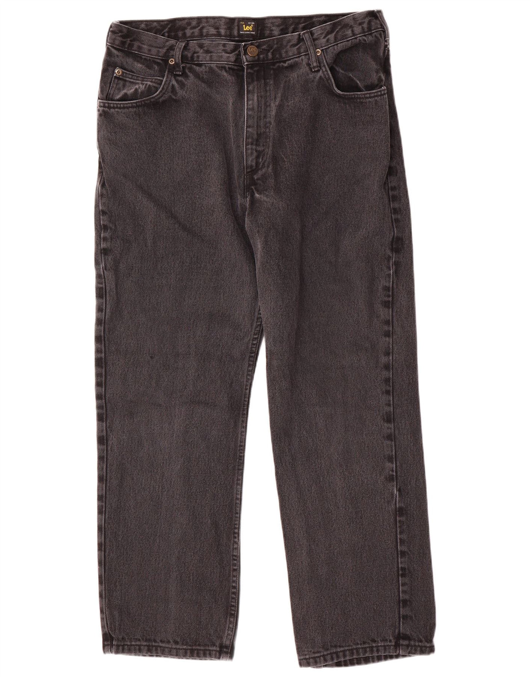 Blugi Lee Brooklyn Comfort drepte pentru bărbați W38 L30 bumbac gri