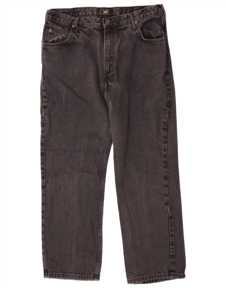 Blugi Lee Brooklyn Comfort drepte pentru bărbați W38 L30 bumbac gri