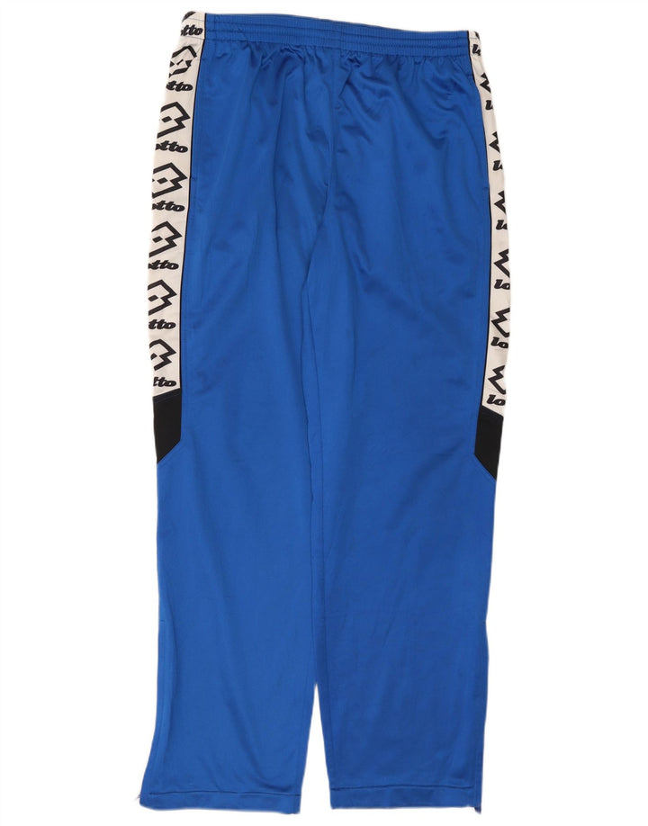 Pantaloni de trening Lotto pentru bărbați Marea Britanie 44/46 2XL Albastru Poliester color bloc