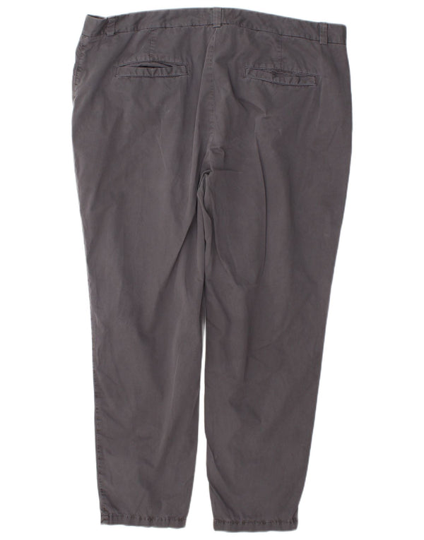 Pantaloni chino subțiri pentru femei Marks & Spencer UK 20 2XL W42 L28 bumbac gri