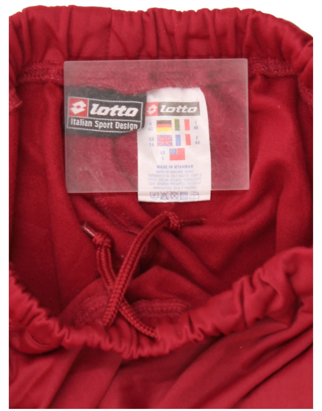 Pantaloni de trening LOTTO pentru femei UK 14 Poliester maro mare