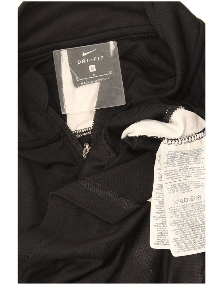 Jachetă de top pentru trening Nike Dri Fit pentru bărbați, mică, neagră, din poliester
