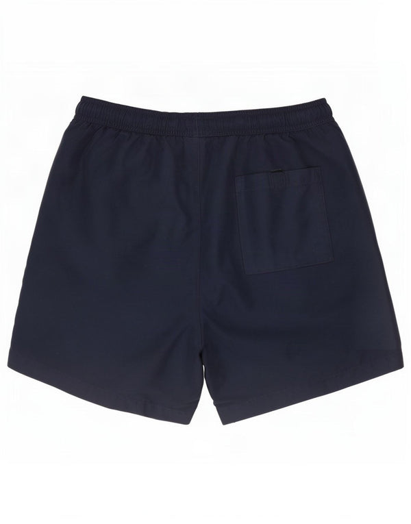 Calvin Klein Jeans Pantaloni scurți de înot cu grafică pentru bărbați, mici, albastru bleumarin