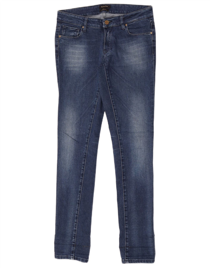 Blugi slim pentru femei Massimo Dutti EU 36 XS W26 L30 Albastru