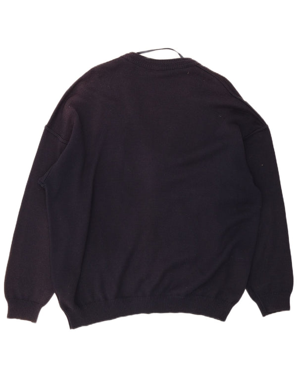 Pulover cardigan pentru bărbați Signe Incognito 2XL bleumarin Argyle/Diamond Acrilic