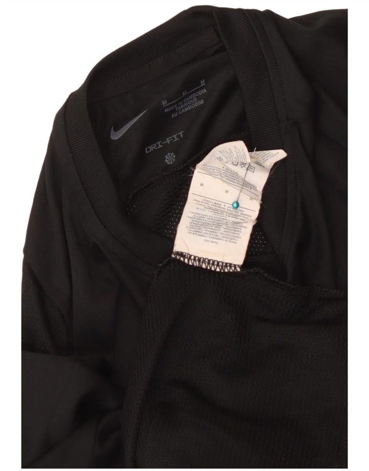 Tricou pentru bărbați Nike Top Mediu Negru cu dungi Poliester Sport