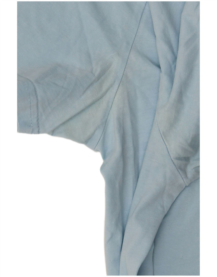 Tricou pentru bărbați Lyle & Scott Top din bumbac albastru mediu