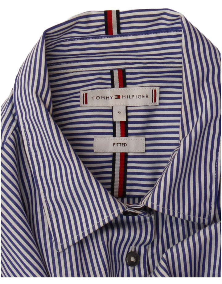 Cămașă pentru femei TOMMY HILFIGER US 6 Medium Blue Striped