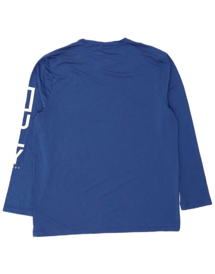 Top grafic pentru bărbați Hurley cu mânecă lungă, XL, poliester, albastru
