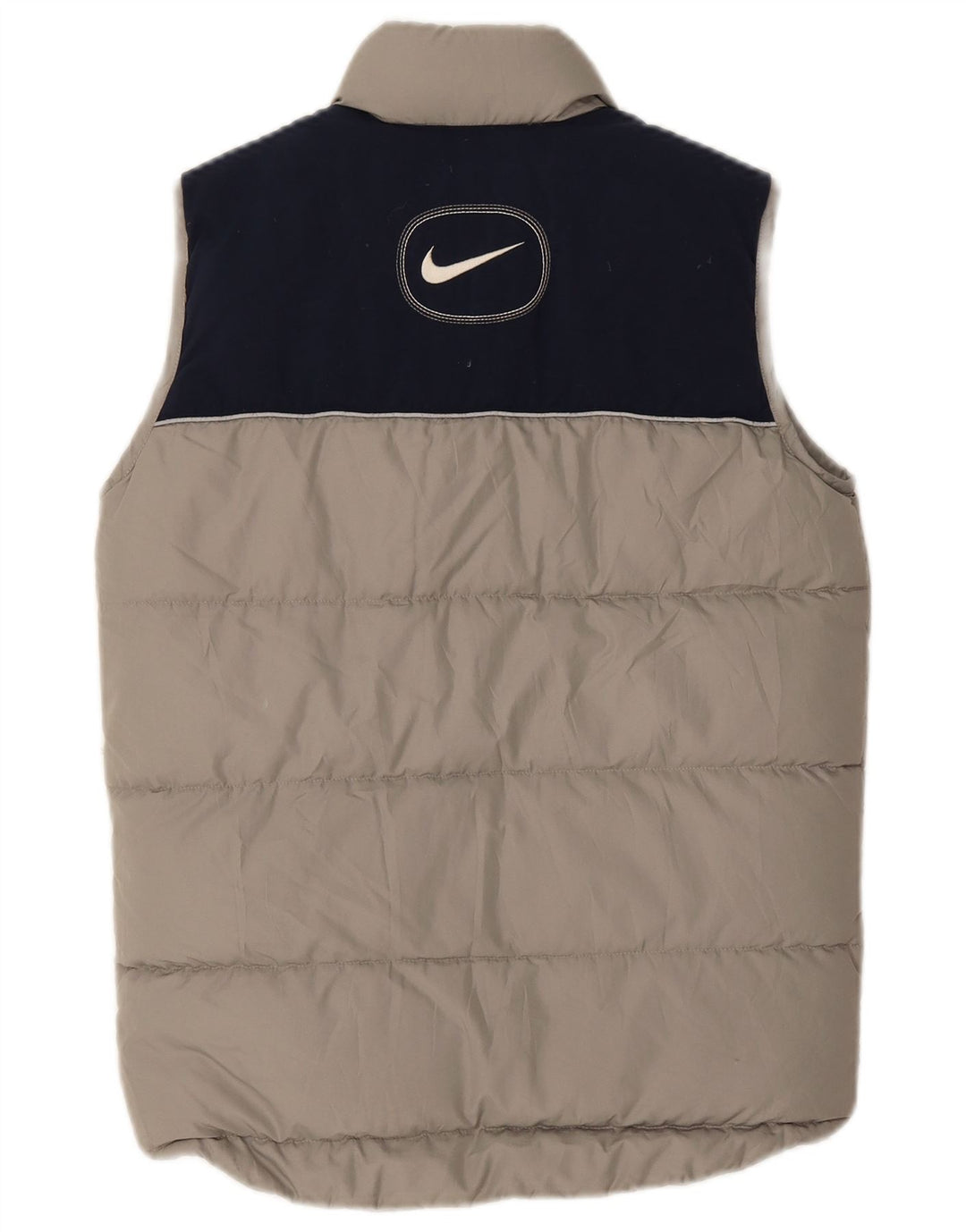 Gilet căptușit pentru băieți Nike 10-11 ani, gri mediu, poliester color bloc