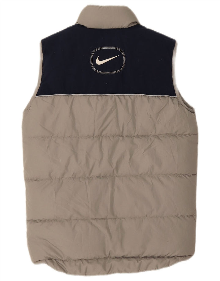 Gilet căptușit pentru băieți Nike 10-11 ani, gri mediu, poliester color bloc