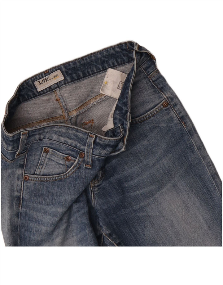 Blugi slim pentru femei Lee Distressed W27 L33 Blue