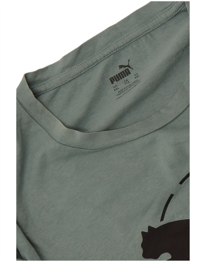 Tricou grafic Puma pentru bărbați Top 2XL verde