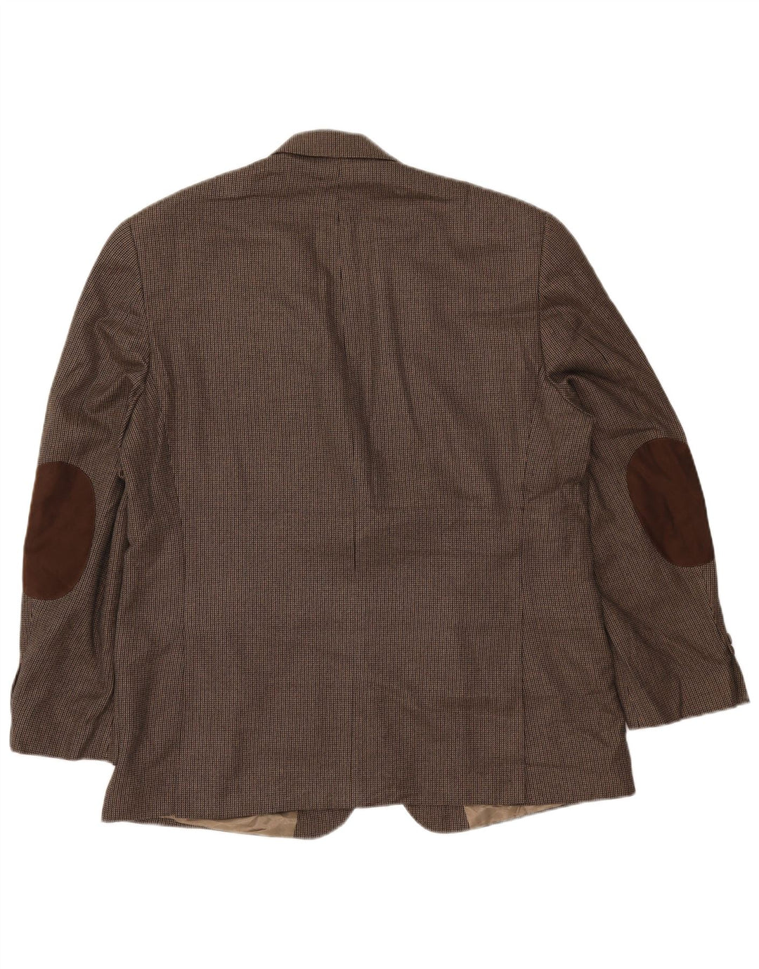 Jachetă IZOD pentru bărbați cu 2 nasturi, UK 44 2XL, maro, raion cu dungi