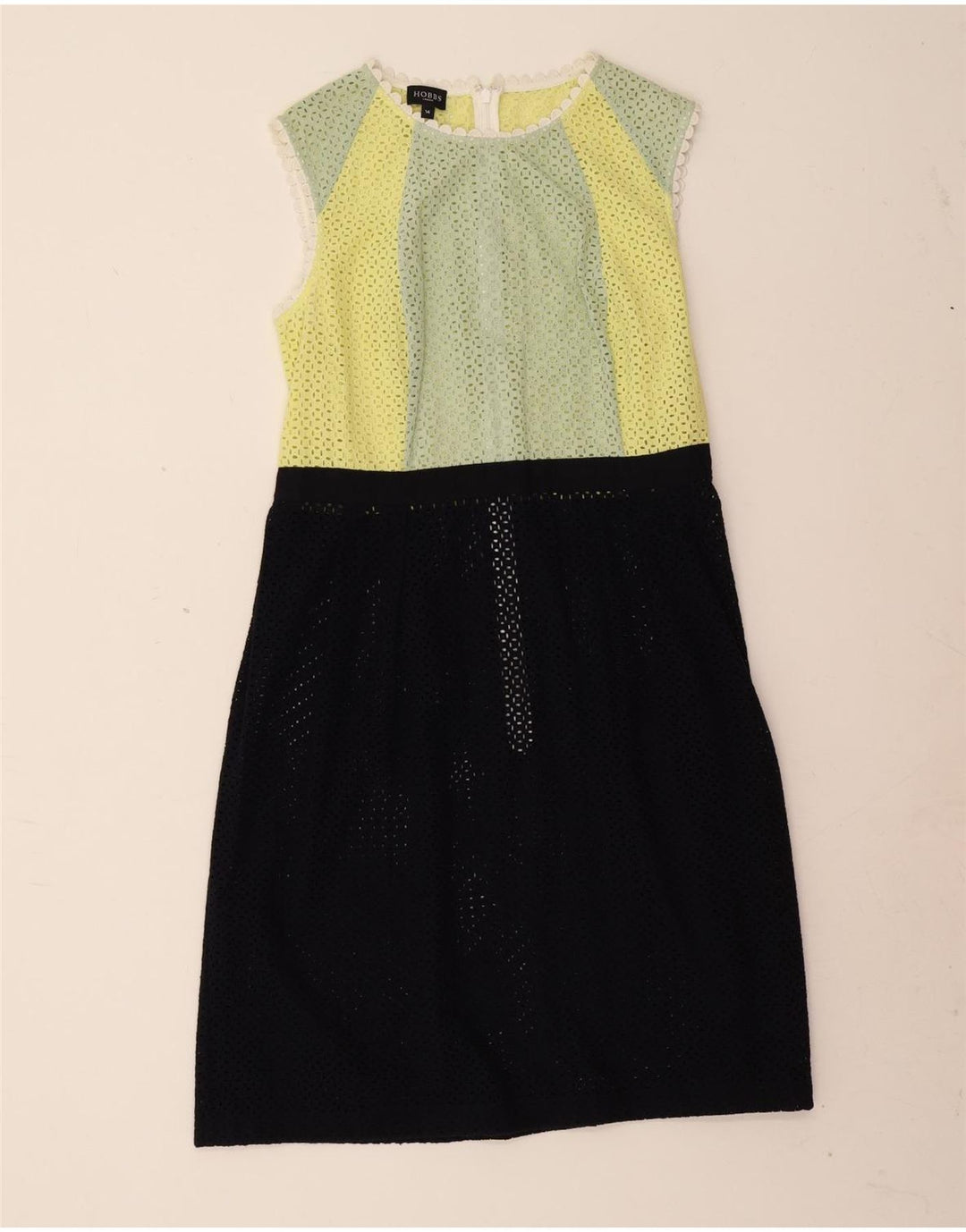Rochie de bază fără mâneci Hobbs pentru femei UK 14 Medium Multicolor Colorblock