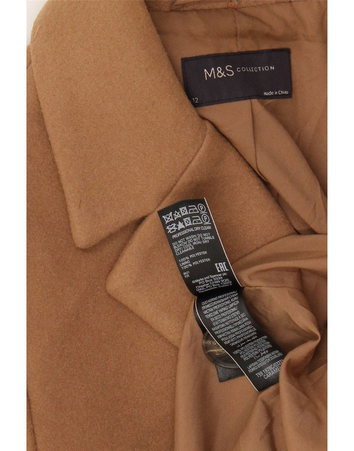 Palton pentru femei Marks & Spencer UK 12 Medium Bej Poliester