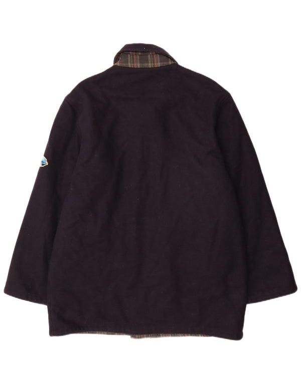 Palton reversibil pentru bărbați North Pole UK 42 XL Lână bleumarin