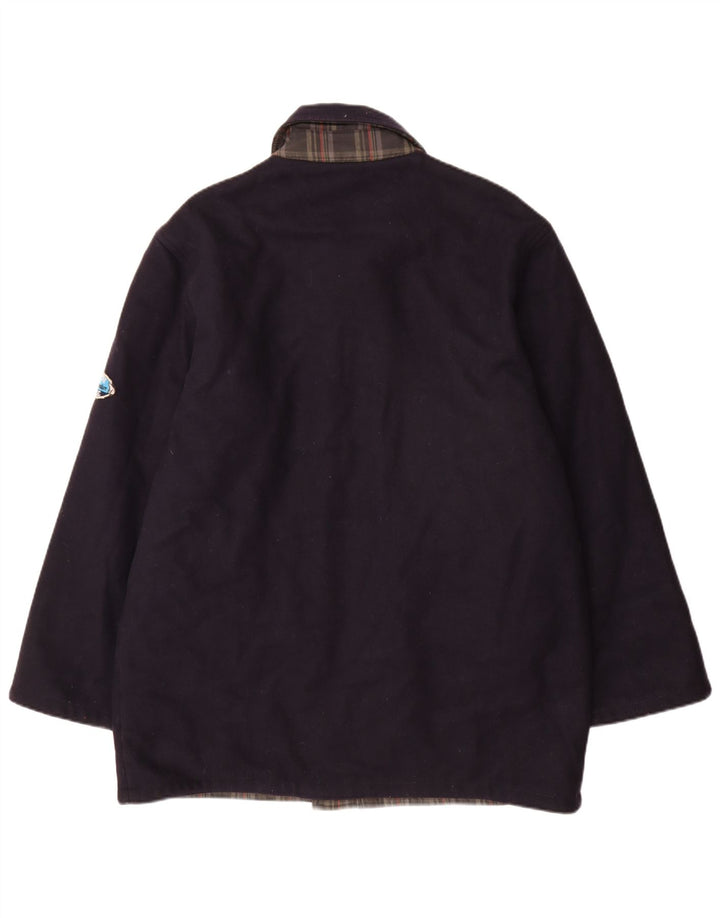 Palton reversibil pentru bărbați North Pole UK 42 XL Lână bleumarin