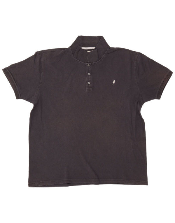 Tricou polo Marlboro Classics pentru bărbați 4XL negru