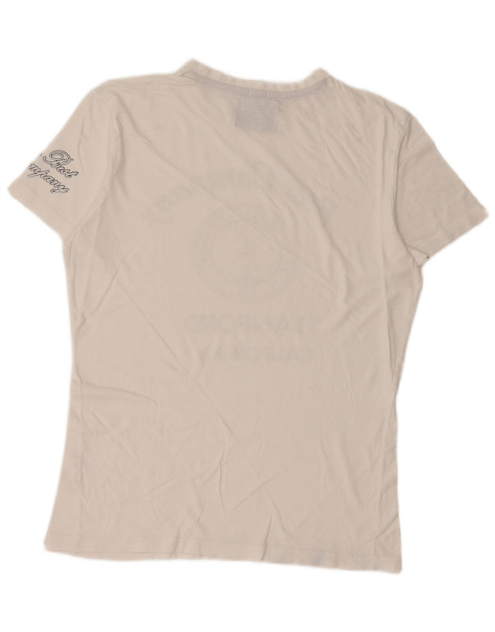 Tricou grafic pentru bărbați Best Company Top Medium White Bumbac