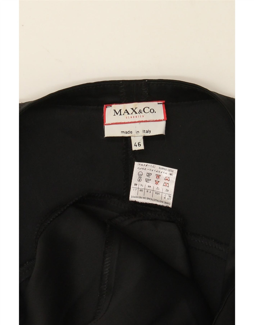 MAX & CO. Womens Sleeveless Sheath Dress UK 14 Medium Black Vintage Max & Co. and Second-Hand Max & Co. from Messina Hembry 