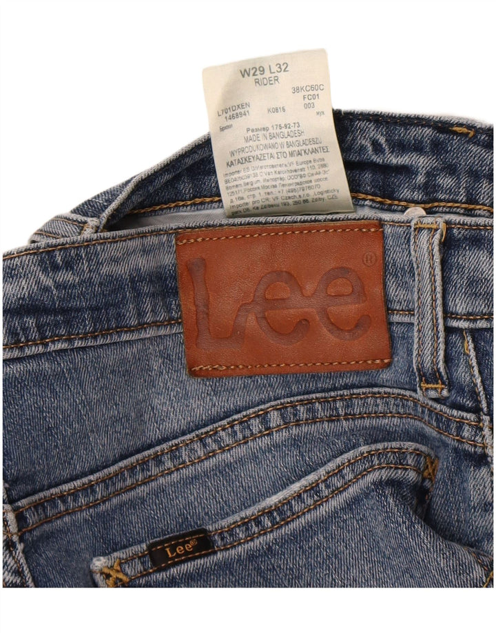 Blugi Lee Rider Slim pentru bărbați W29 L32 Bumbac albastru
