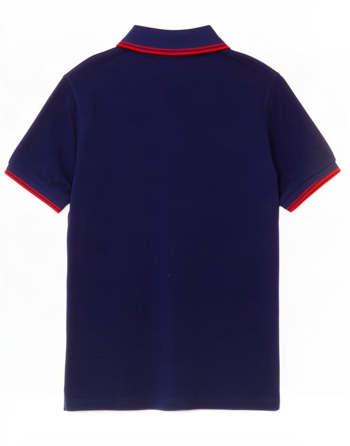 Cămașă polo pentru bărbați Fred Perry Slim Fit Bumbac, albastru bleumarin