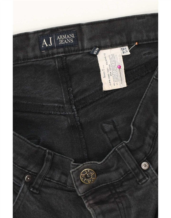 Armani Jeans Mens Straight W34 L32 Bumbac negru