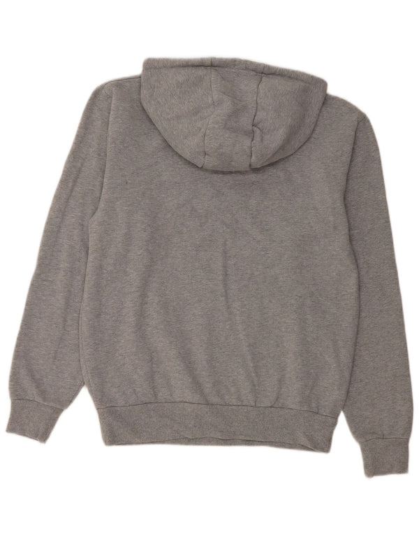 Pulover cu glugă cu grafic pentru femei Ellesse UK 12, bumbac cu pete gri mediu