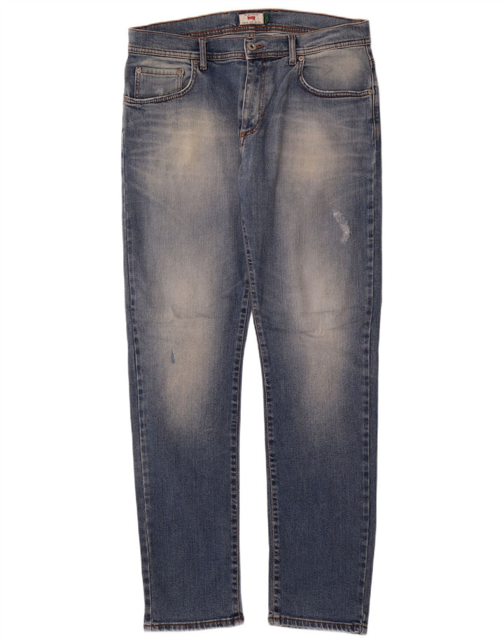 Blugi slim pentru bărbați Carrera Distressed W34 L33 Bumbac albastru