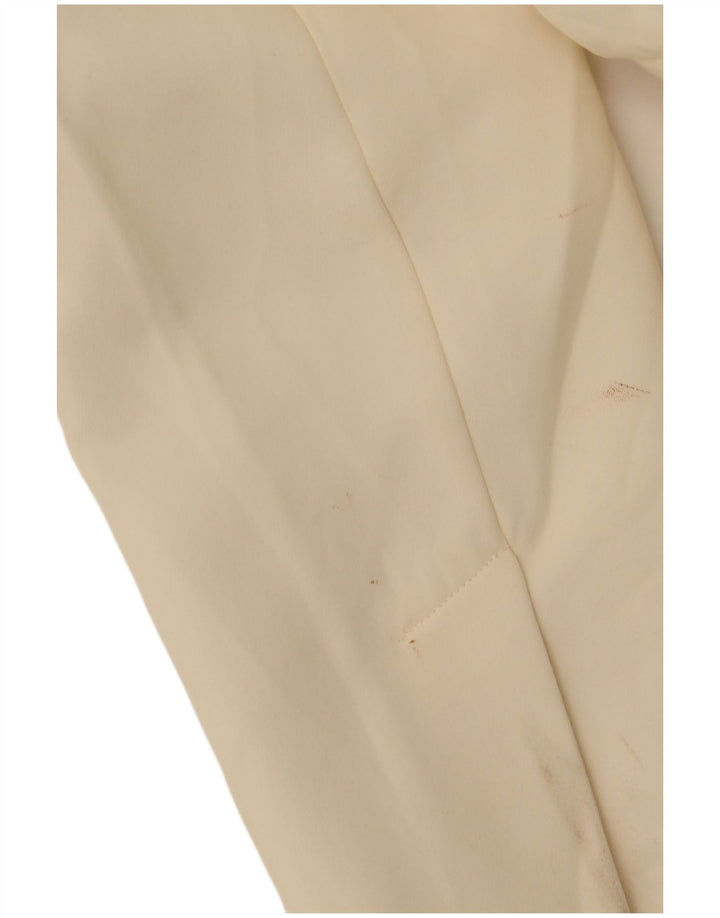 Blazer supradimensionat cu 2 nasturi Zara pentru femei UK 14 Medium Off White