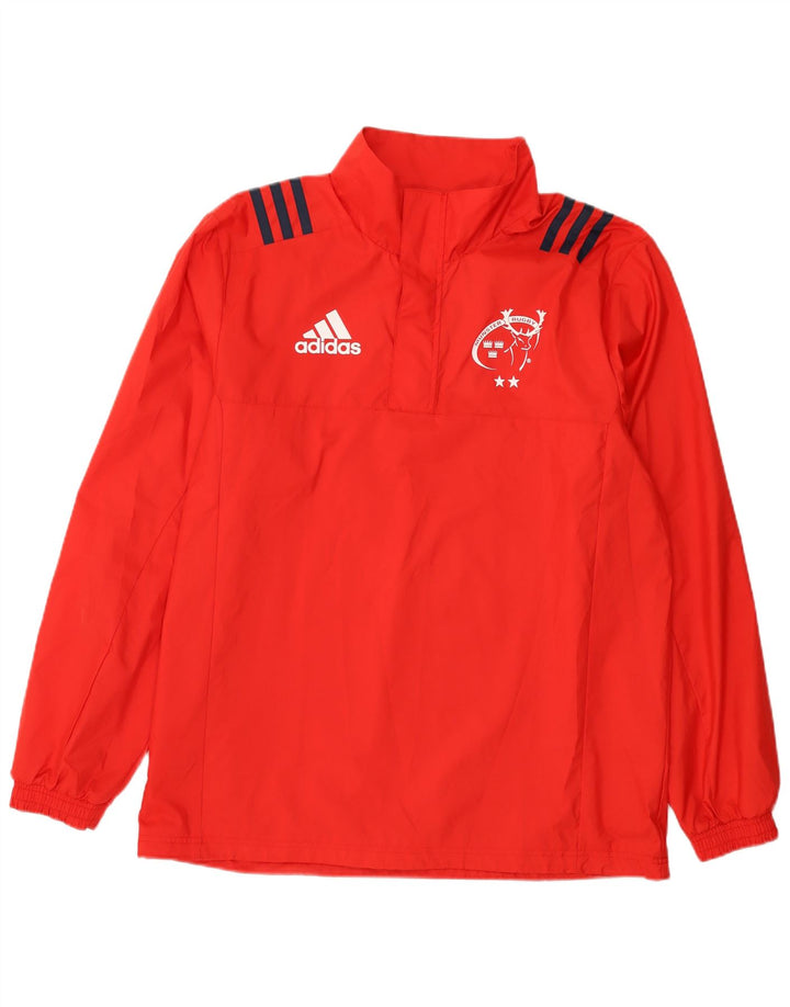Adidas pentru bărbați Munster Rugby Graphic Pullover Trening Top Jachetă mare, roșu