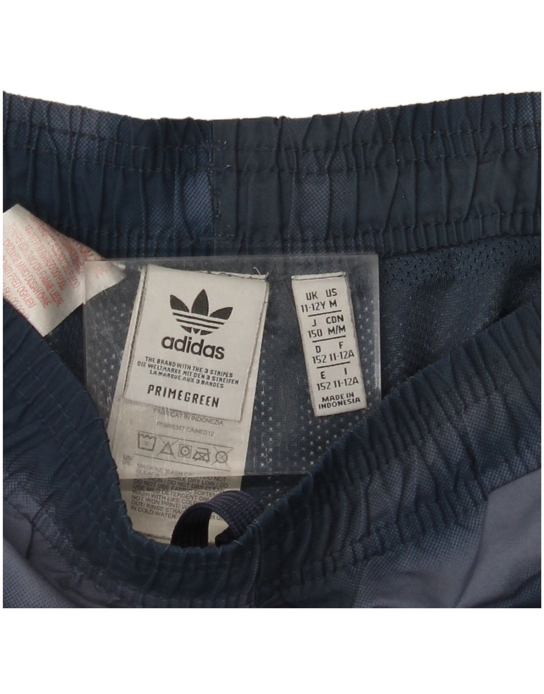 Pantaloni scurți sport pentru băieți ADIDAS Primegreen 11-12 ani, albastru, poliester de camuflaj