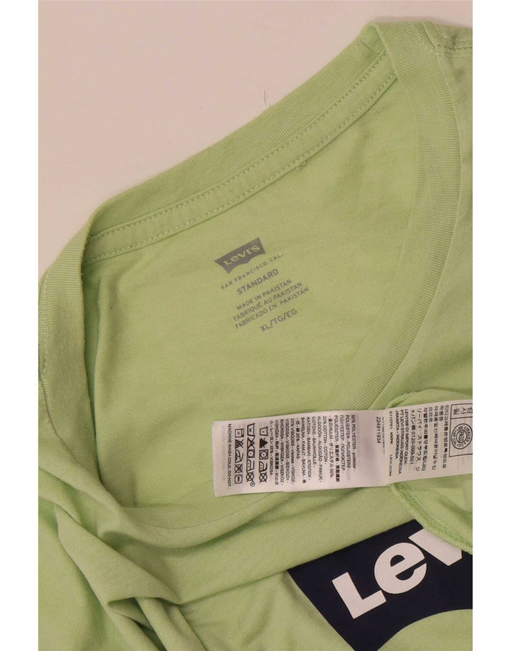 Tricou cu grafic standard Levi's pentru bărbați Top XL Poliester verde