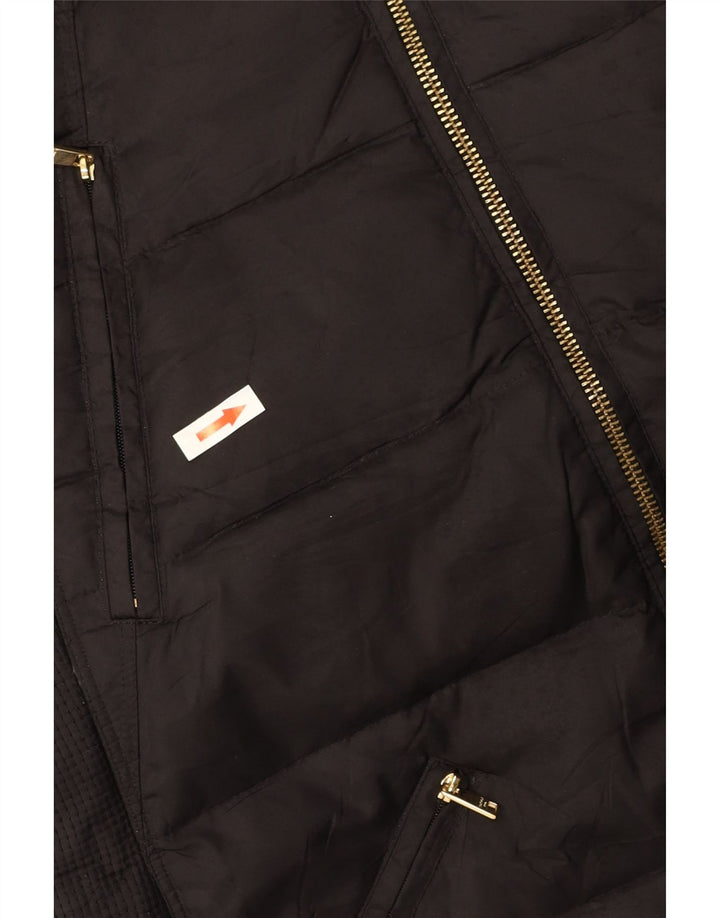 Jachetă căptușită cu glugă pentru femei LONDON FOG UK 10 Poliester negru mic