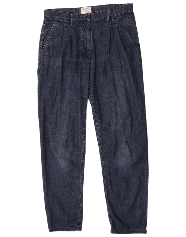 Toast Blugi conici pentru femei UK 12 Medium L30 L29 Bumbac bleumarin