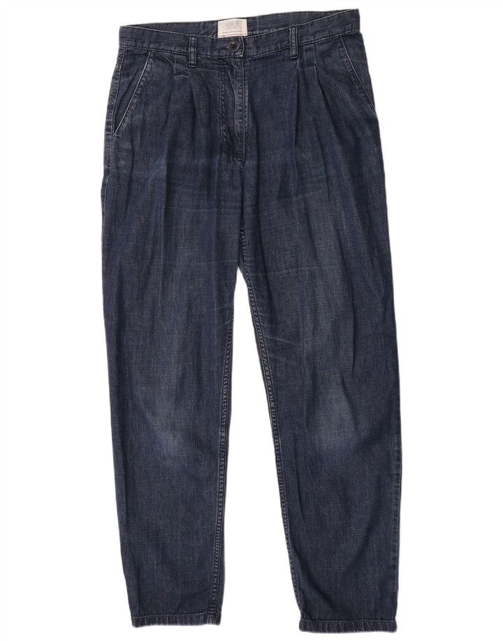 Toast Blugi conici pentru femei UK 12 Medium L30 L29 Bumbac bleumarin