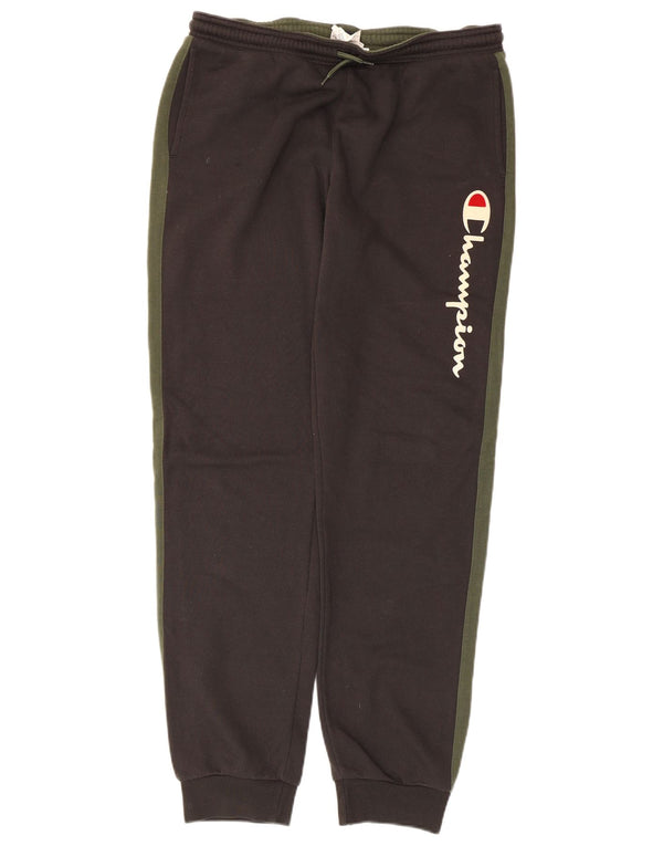 Pantaloni de trening pentru băieți Champion Pantaloni de jogging 15-16 ani 2XL Negru Colorblock