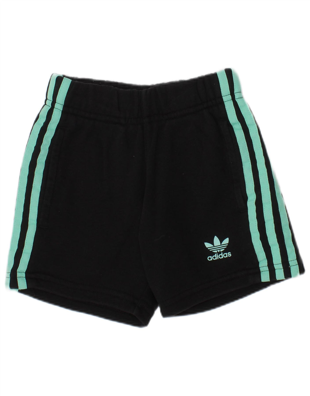 Pantaloni scurți sport pentru fete Adidas 4-5 ani, negru, bumbac